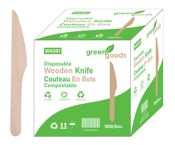 Wooden knife  (WK001)- 160mm - 1000