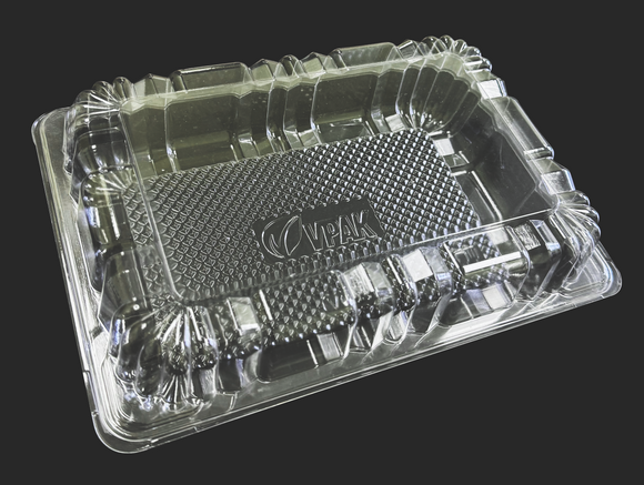VPAK PET hinged clear container (V003)