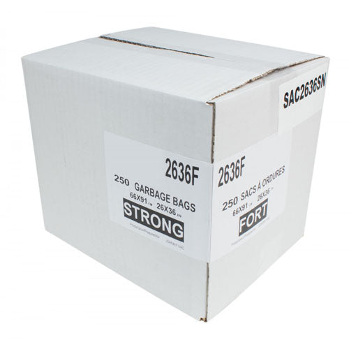 (SAC2636SN) Commercial Garbage / Trash Bags - Strong - 26