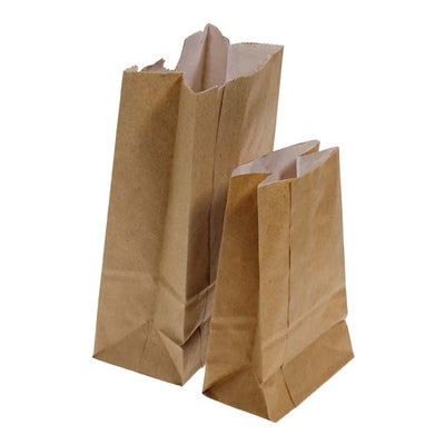 Brown bag double, 2LB,4.25x8x2.5, 250/cs