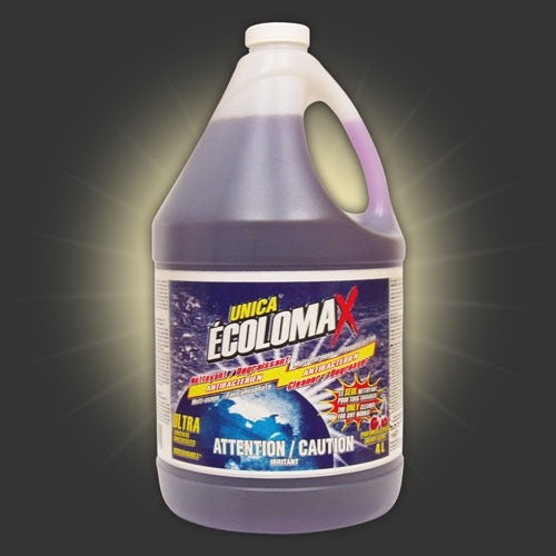 ÉCOLOMAX is an extremely efficient antibacterial cleaner degreaser.