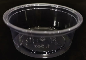 Portion/ Sauce cups (0.75oz, 1oz, 1.5oz, 2oz, 3.2oz, 4oz, 5.5oz) - PP Base: 2,500pcs/case