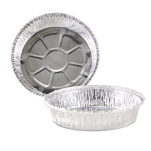 Round aluminum containers - 8"diameter, 500/cs