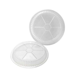 Dome plastic lids- 8"diameter, 500/cs