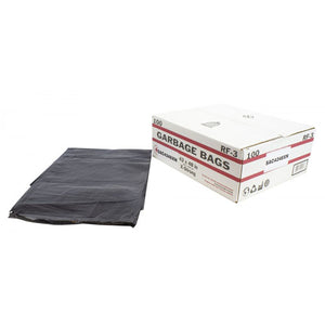 (SAC4248XN) Commercial Garbage / Trash Bags - Extra Strong - 42" x 48" (106.6 cm x 121.9 cm) - Black - Box of 100