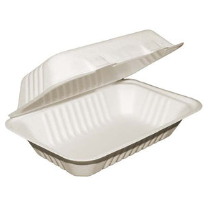 Table Accents-compostable container (AC110), 9"x6"x3", 2X125/cs