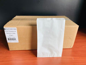 Grease proof sandwich bag 6X2X9cm,1000/cs