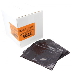 (SAC2636XN) Commercial Garbage/Trash Bags - Extra Strong -26"x36"(66 cm x 91.6 cm) - Black - Box of 200