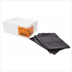 (SAC3550XN) Commercial Garbage / Trash Bags - Extra Strong - 35" x 50" (88.9 cm x 127 cm) - Black - Box of 100